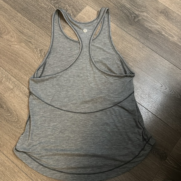 Lululemon Grey Racerback Tank | Size 2 or 4 - Picture 2 of 2